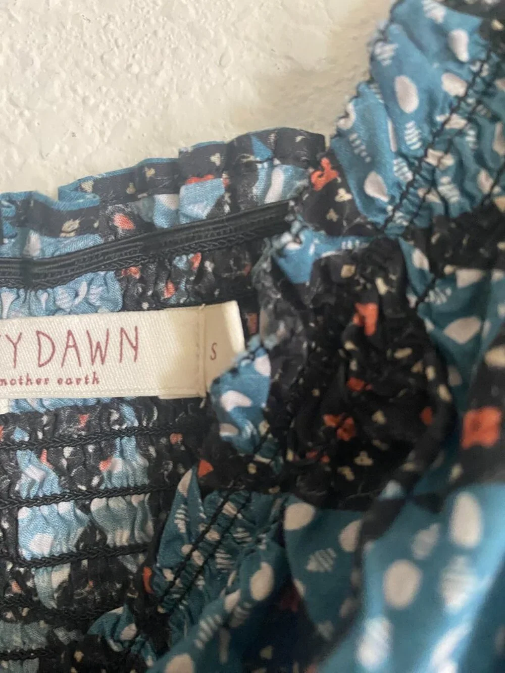 Christy Dawn The Monroe Dress: Boho, Garden core, Organic Cotton - Picture 5 of 13